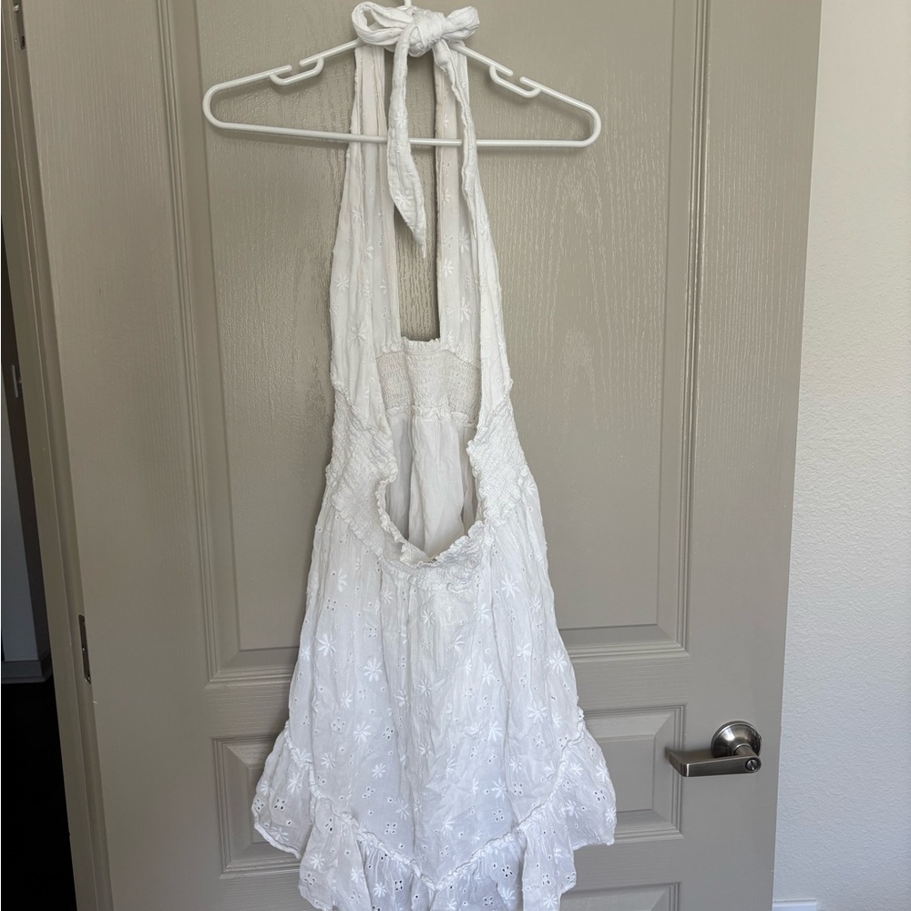 Aerie White Halter Dress - Picture 3 of 4